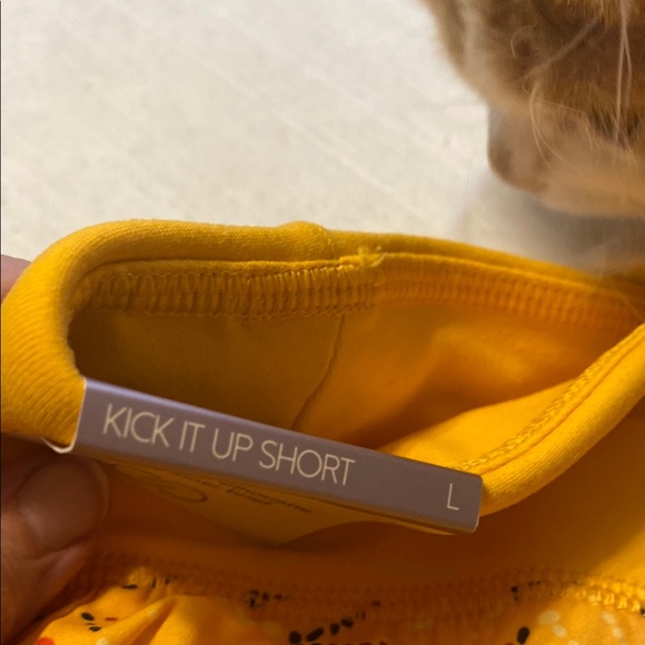 CALIA by Carrie Underwood Orange Bubble Mini Shorts - Picture 5 of 5